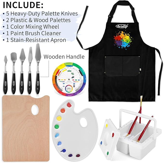 187Pcs Professional All-in-One Art Painting Kit - Image 6