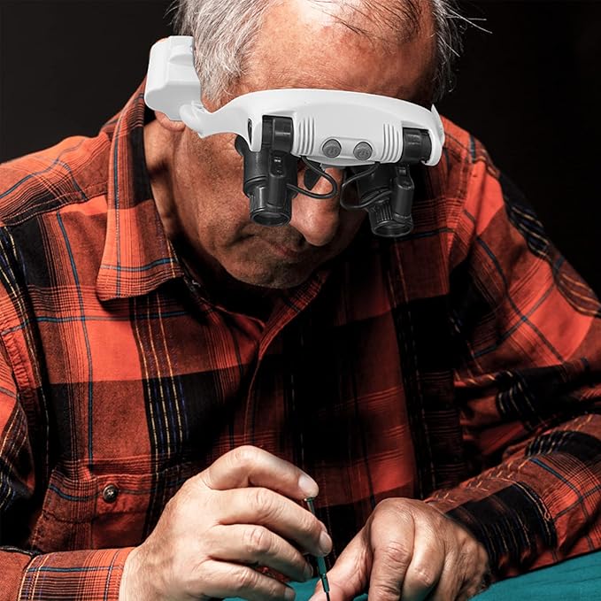 Hands Free Head Magnifying Glasses, Magnifier - Image 8