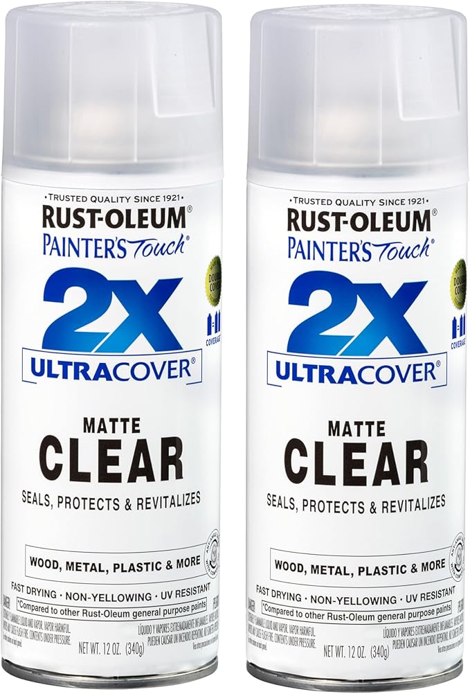 Rust-Oleum 334022-2PK Painter's Touch 2X Ultra Cover Spray Paint, 12 oz by Rust-Oleum