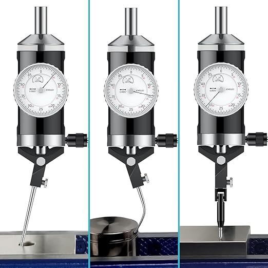HDLNKAK Coaxial Centering Indicator Set 0-0.15''/0.0005''Standard Body, Co-Ax Precision Milling Machine Test Dial, Ideal Center Finder Tool
