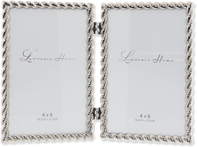 Lawrence Frames Metal Frame, Rope Design, 4x6 Double by LawrenceFrames