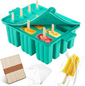 Popsicles Molds Silicone, Bpa-free ice Pop Mold Food Grade Popsicle Maker by Waybesty