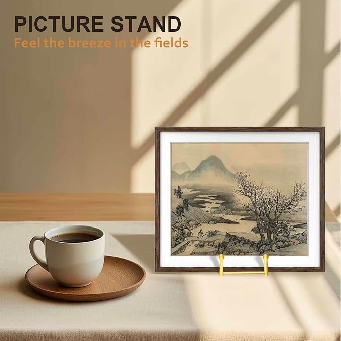 Hoewina Plate Stands for Display, Plate Holder Display Stands, Metal Frame - Image 5