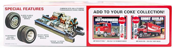 AMT White Western Star Semi Tractor 1:25 Scale Model Kit - Image 2