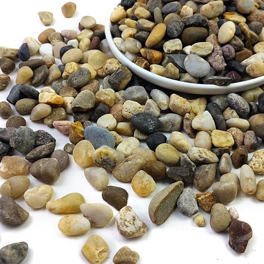 40LB Decorative River Rocks Gravel by SHIZWU