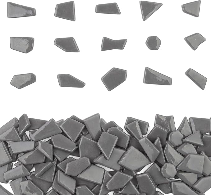Youway Style Gray Glass Mosaic Tiles by YouwayStyle