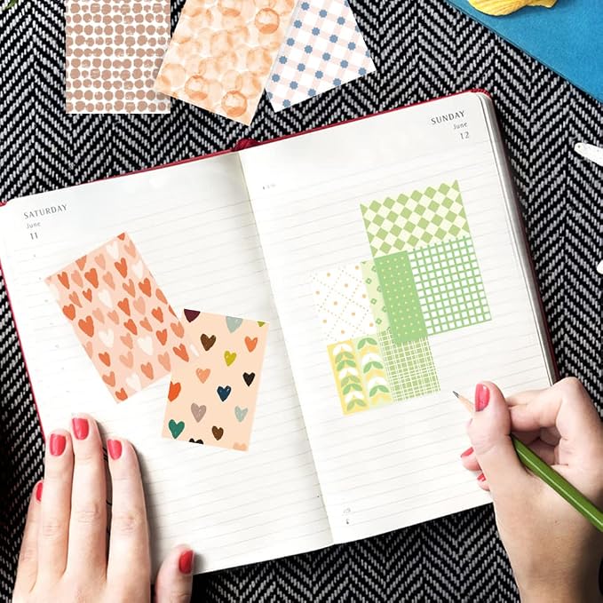 500 Sheets Vintage Scrapbook Paper Supplies - Image 5