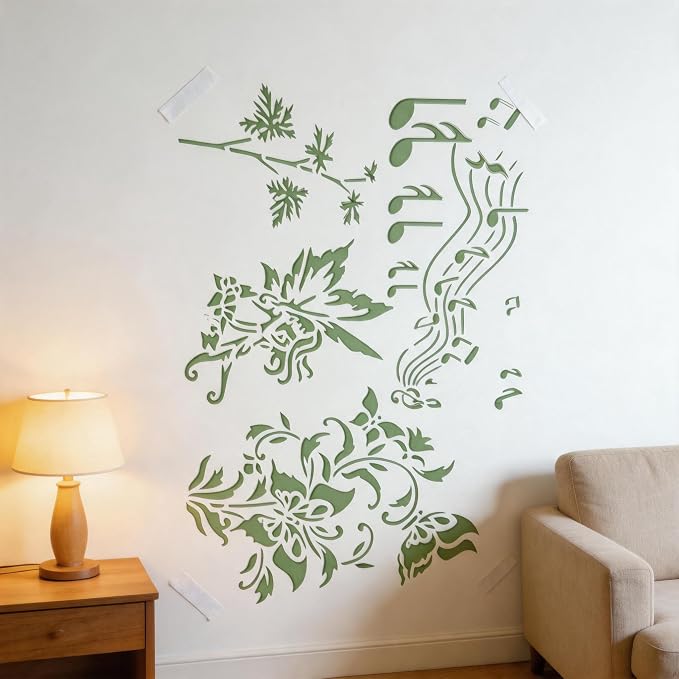 TIAMECH A4 Reusable Music Notes Stencil - Image 8