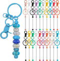 60 Pcs Beadable Keychains Bulk Kit – DIY Keychain Making Supplies by DNLEGULI
