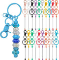 20 Pcs Beadable Keychains Bulk Kit – DIY Keychain Making Supplies by DNLEGULI