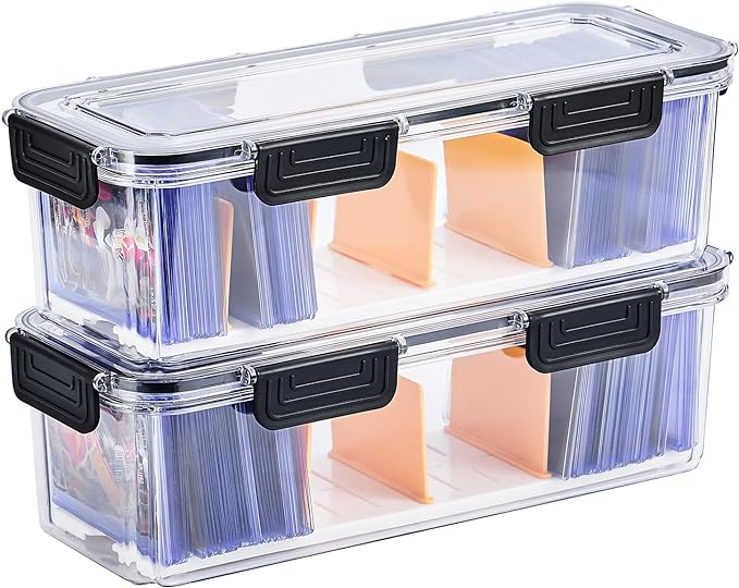 DEEIF Toploader Storage Box, Trading Card Storage Box by DEEIF