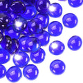 2LB Cobalt Blue Flat Glass Marbles by RUOJAS