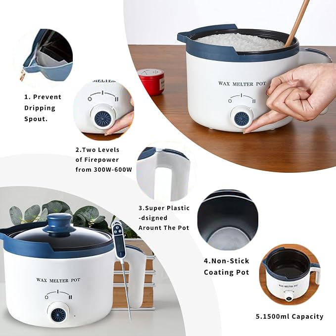 Ksedcon Wax Melter for Candle Making - Image 4