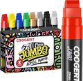 Coogert 8 Colors Jumbo Poster Markers, 15MM Thick Permanent Acrylic Graffiti by CoogertPaintPens