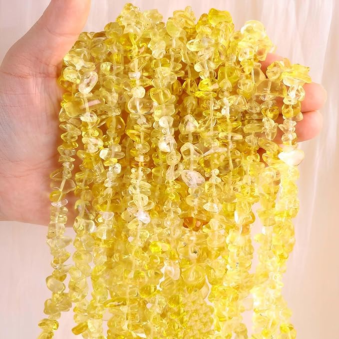 200pcs Natural Chip Stone Beads Gemstone Healing Crystal Loose Rocks Bead | - Image 3