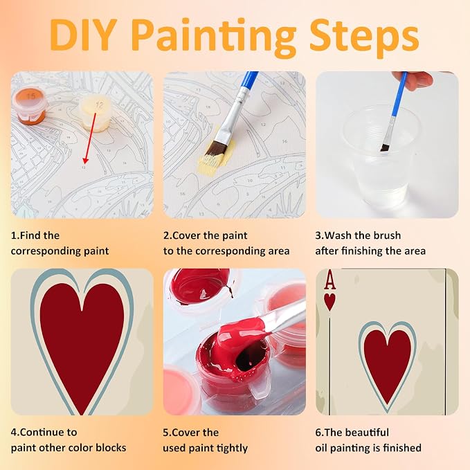 Mandun 3 Pack Paint by Numbers Kit - Image 8