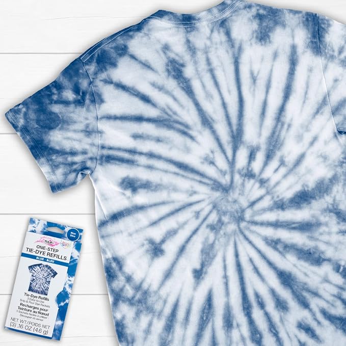 Tulip One-Step Tie-Dye Kit, 3 Fabric Dye Refill Packs - Image 5