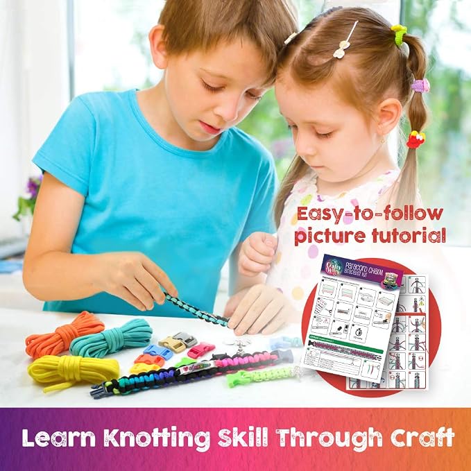 Glittery Garden Paracord Bracelet Making Kit - Image 5