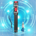 1pc Fiber Optic Visual Fault Locator VFL Fiber Optic Cable Tester with 1pcs Singlemode 9/125um FC Male to LC Female Adapter, Red Switch (Mode Number: VFL-50)