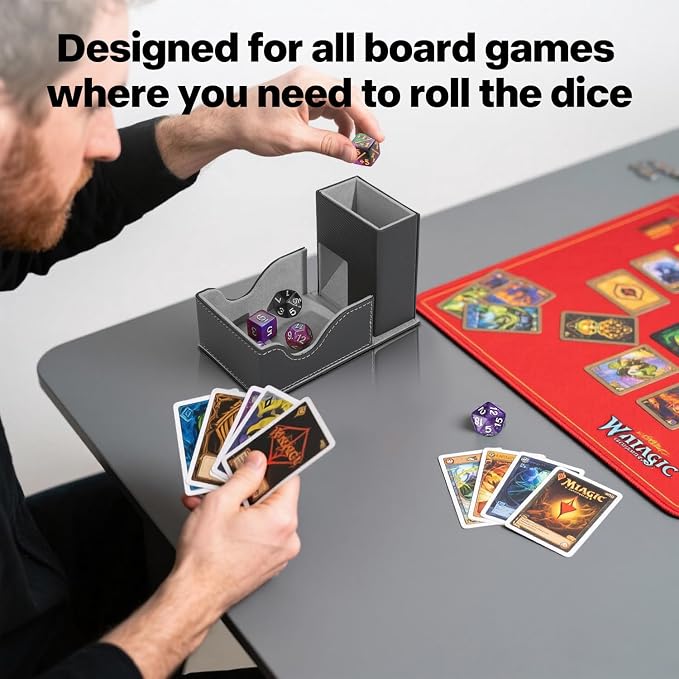 Dice Tower and Tray, Foldable Portable Dice Rolling Tower, Dice Roller Accessory - Image 6