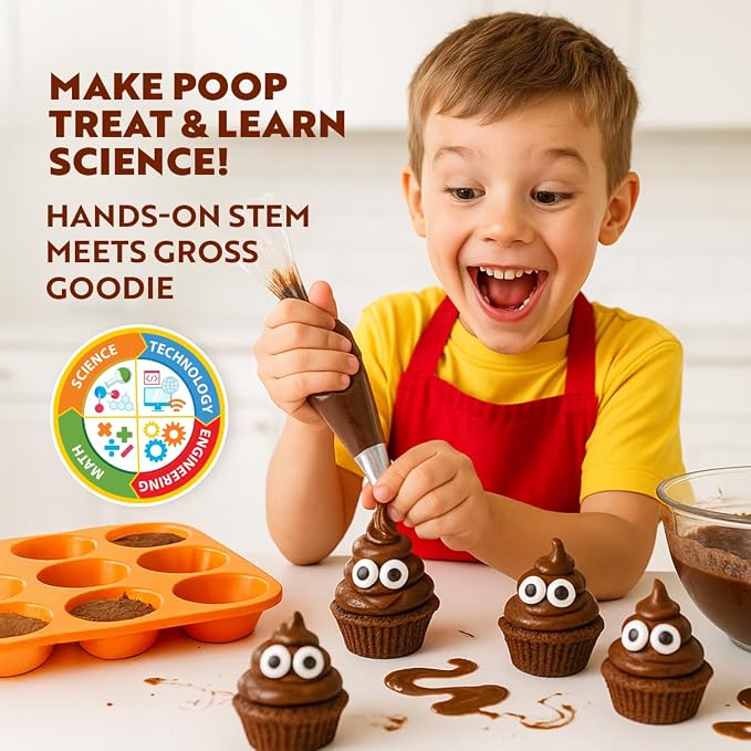 Playz Edible Poo Chocolate & Candy Making Science Kit - Image 2