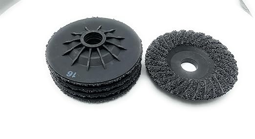 SIGNI 5 Pack SiC Plastic Back Grinding Wheel for Granite/Marble/Concrete and Glasses (4.5 INCH, 16 GRIT)