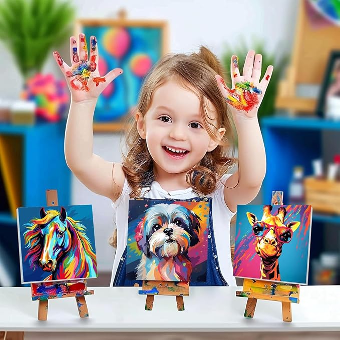 cviokrdu 4 Pack Paint by Numbers Kit - Image 4