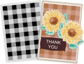 3D Textured Embossing Folders for Card Making, Buffalo Plaid Plastic Embossing by Estivaux