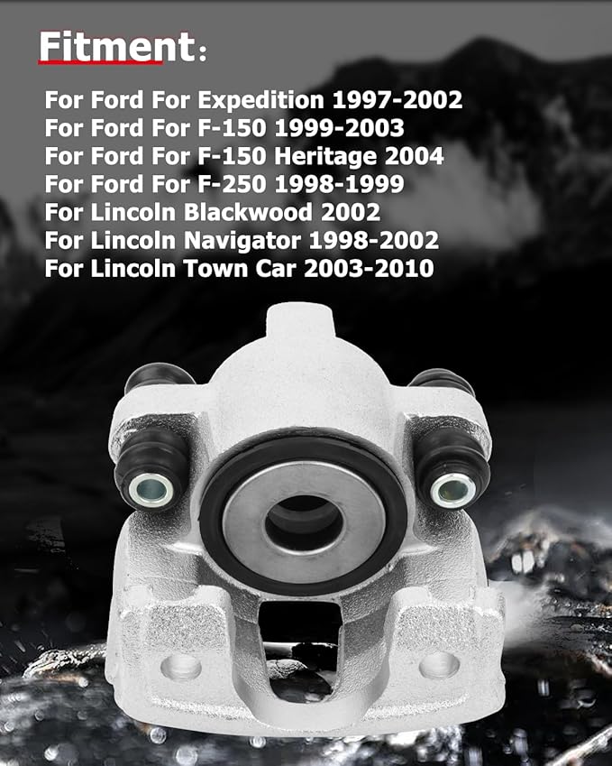cciyu Rear Left Brake Caliper 18-4678 For Ford For Expedition/For F-150/For F-150 Heritage/For F-250,For Lincoln For Blackwood/For Navigator/For Town Car