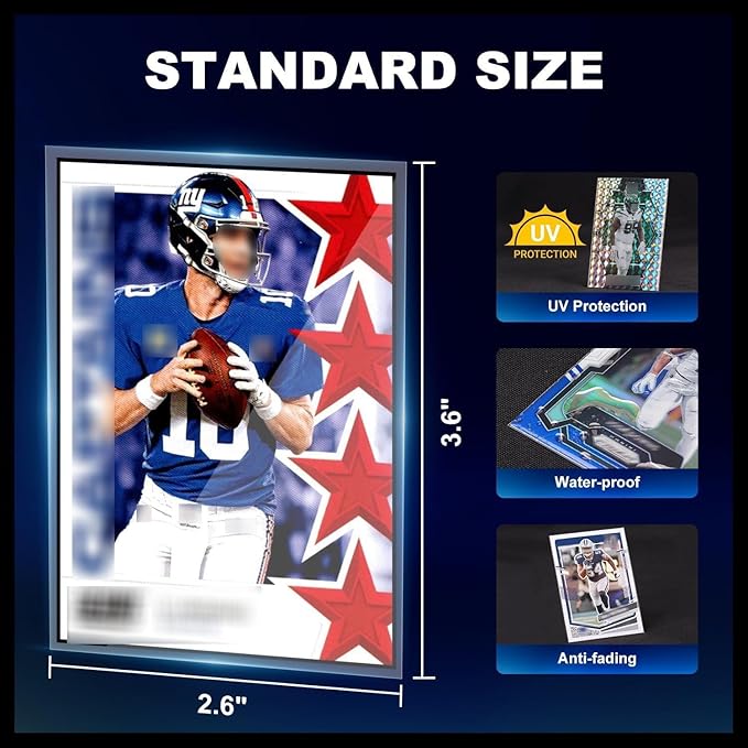 10000ct Clear Card Sleeves for Trading Cards, Soft Baseball Sports Card Sleeves - Image 4
