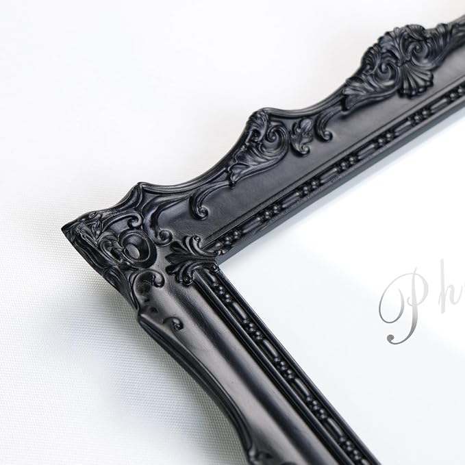Cuspin Vintage 8x10 Black Picture Frame, Handcrafted Resin Gothic Frame - Image 6
