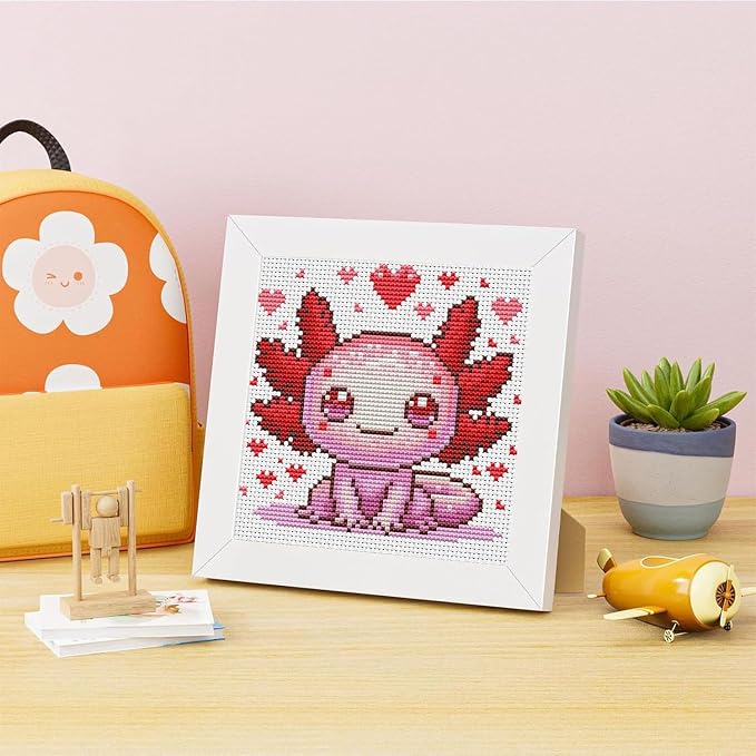 VIGEGU Cross Stitch Kits for Beginners, Salamander Stamped Cross Stitch for - Image 2