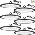 6 Pack 240W UFO Led High Bay Light Fixture,120VAC,40000LM,5000K Daylight Commercial Shop Bay Lighting,[1050W MH/HPS Equiv.] US Plug Area Lighting for Garage/Warehouse/Barn/Gym/Factory/Workshop