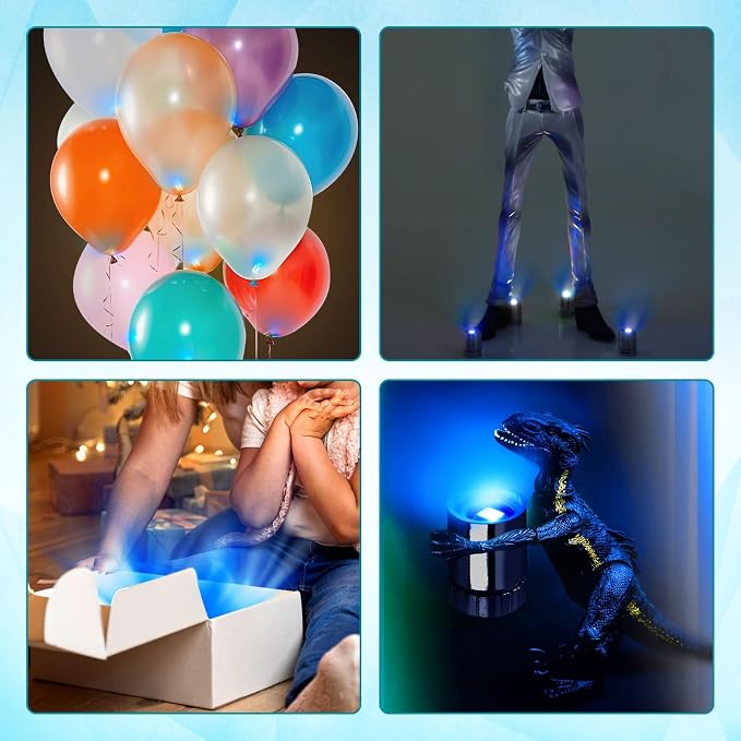 10pcs Mini LED Lights for Crafts, Small Battery Powered Balloon Miniature Micro - Image 7