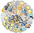 BulbaCraft 100Pcs Moon Stickers by BulbaCraft