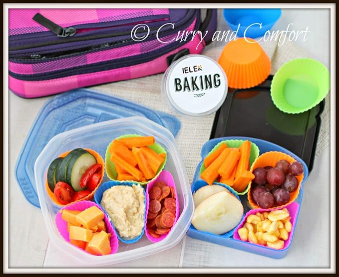 Silicone Cupcake Liners Baking Cups Non-Stick Jumbo Reusable Muffin Molds Bento - Image 6