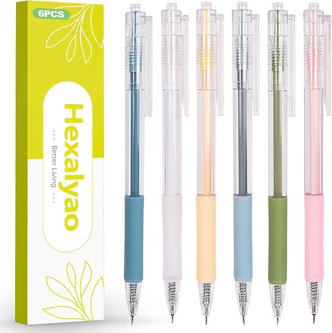 6 Pack Retractable Craft Knife Pen Set Precision Hobby Cutting Tools by Unknown