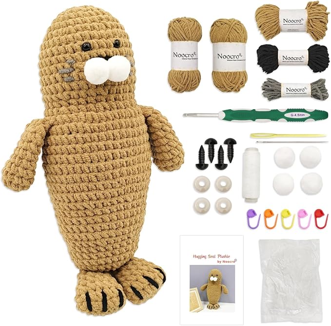 Noocro Amigurumi Crochet Kit for Beginners, Intermediate and Advanced Crocheters by Noocro