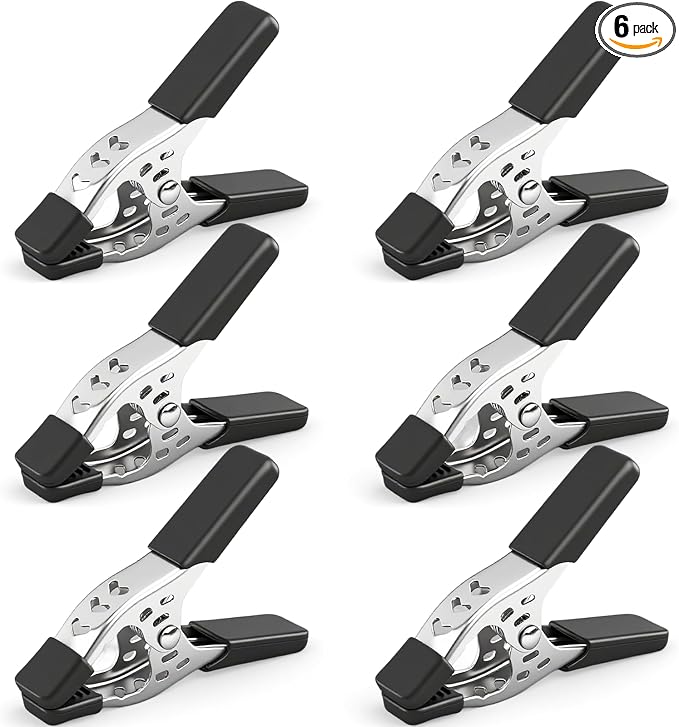 HORUSDY 6-Piece 6 inch Spring Clamp, Heavy Duty Spring Metal Spring Clamps by HORUSDY