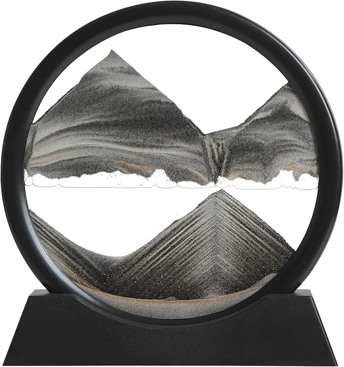 Moving Sand Art Liquid Motion, 3D Deep Sea Sandscape Color Quicksand Decor by KPNUWN