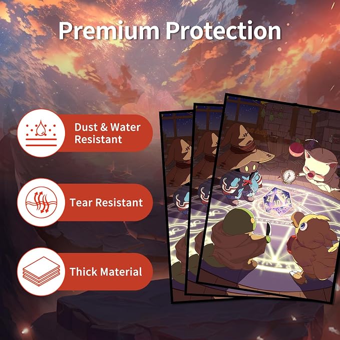 MTG Card Sleeves Art Card Sleeves Deck Protector, Smooth Shuffle - Image 3