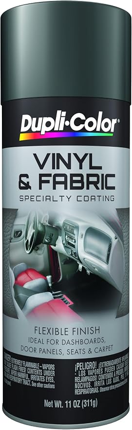 Dupli-Color Vinyl & Fabric Spray, Charcoal Gray, 11 oz by Dupli-Color
