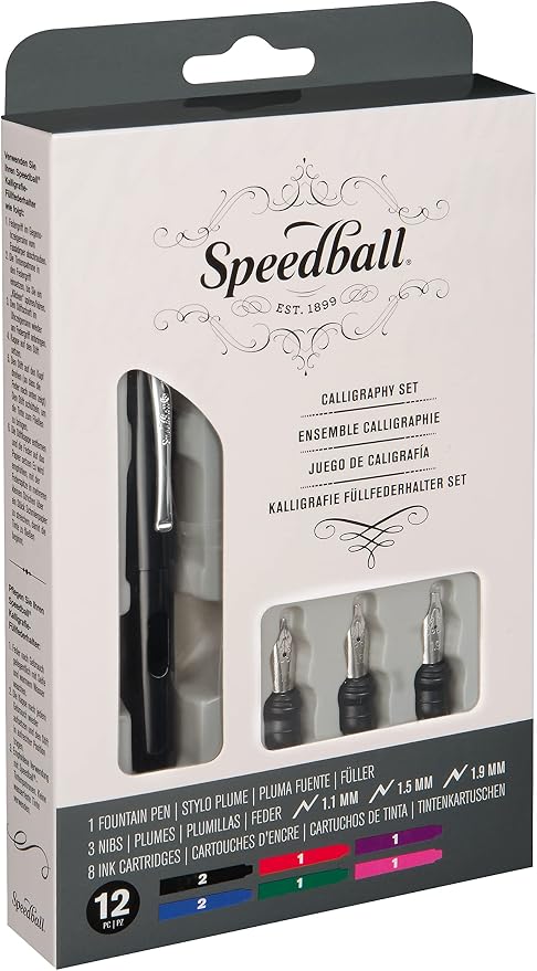 Speedball Art Products 002903 Calligraphy Fountain Pen Set - Image 2