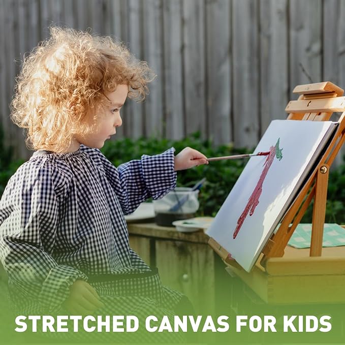 FUMILE Stretched Canvas for Painting 10x10, 12 Pack Square Canvases for - Image 6
