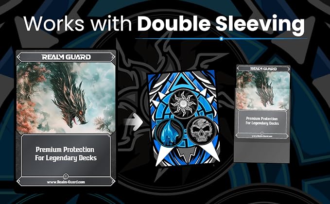 100ct Textured Matte TCG/MTG Card Art Sleeves - Image 4
