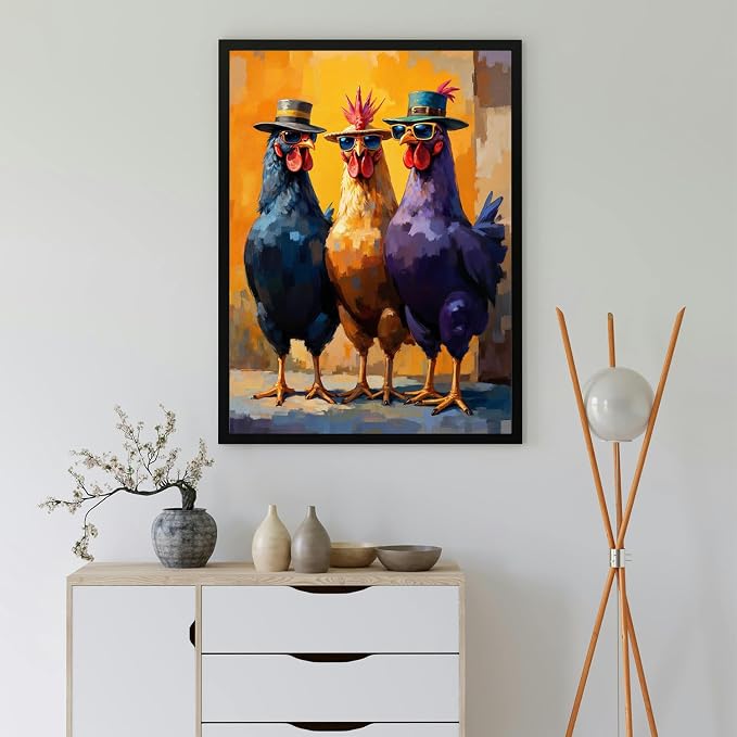 MBNTJHT Chicken Paint by Numbers Kit - Image 5