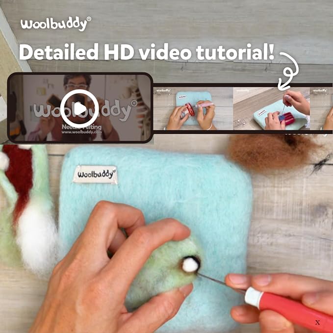 Woolbuddy Needle Felting Starter Kit - Image 6