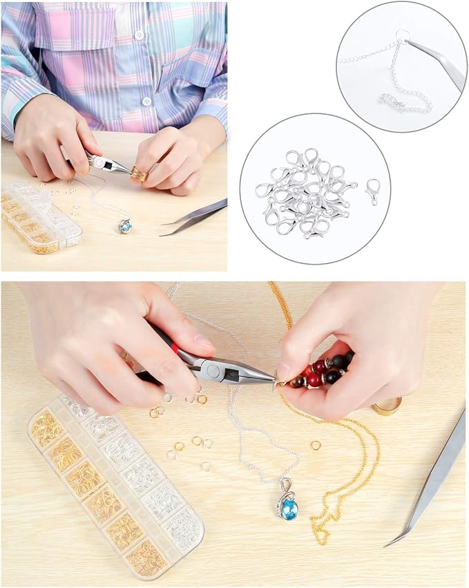 PP OPOUNT 65 Feet Jewelry Chains Necklace Chains 2 mm Jewelry Making Chains - Image 5