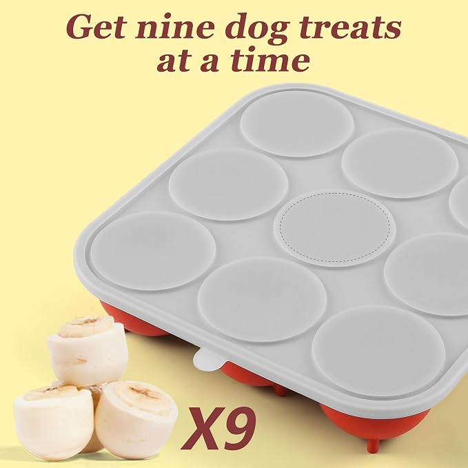 9-Cavity Silicone Frozen Dog Treat Mold - Image 5