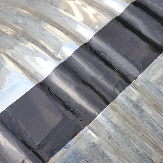 BOMEI PACK Black Aluminum Tape, 12 Inch x 165 Feet, HVAC Sealing & Patching, Pipe & Metal Repair, Waterproof & Temperature Resistant